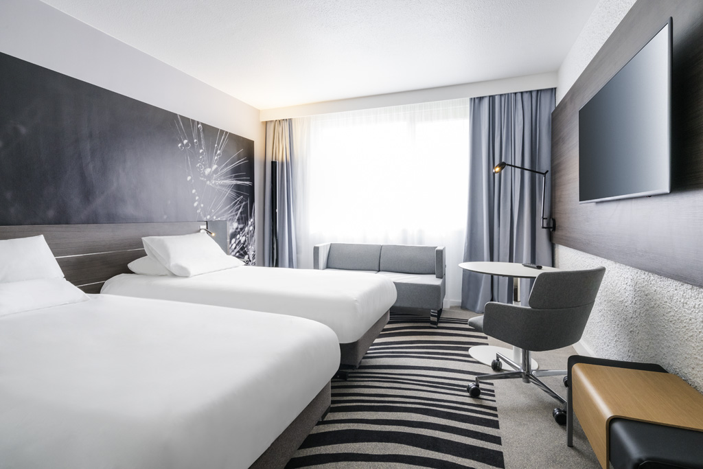 chambre twin - Hotel Novotel Paris-Saclay