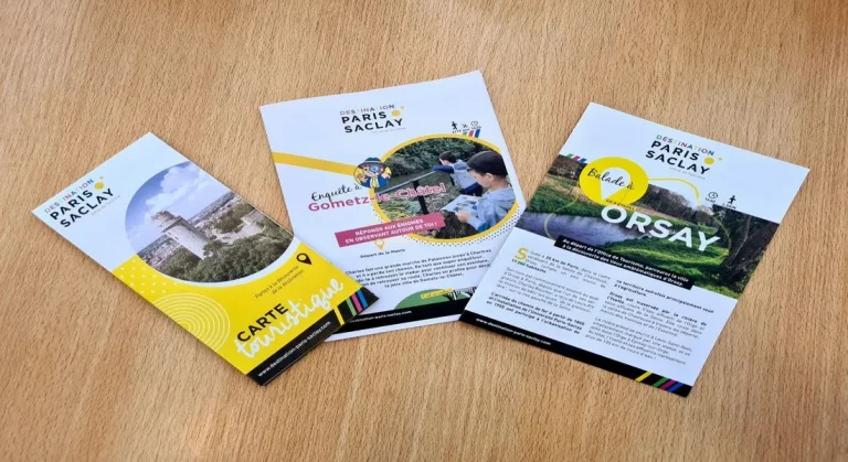 Touristic flyer - Destination Paris-Saclay