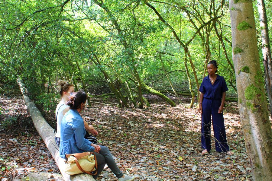 storytelling walk in the forest of Palaiseau