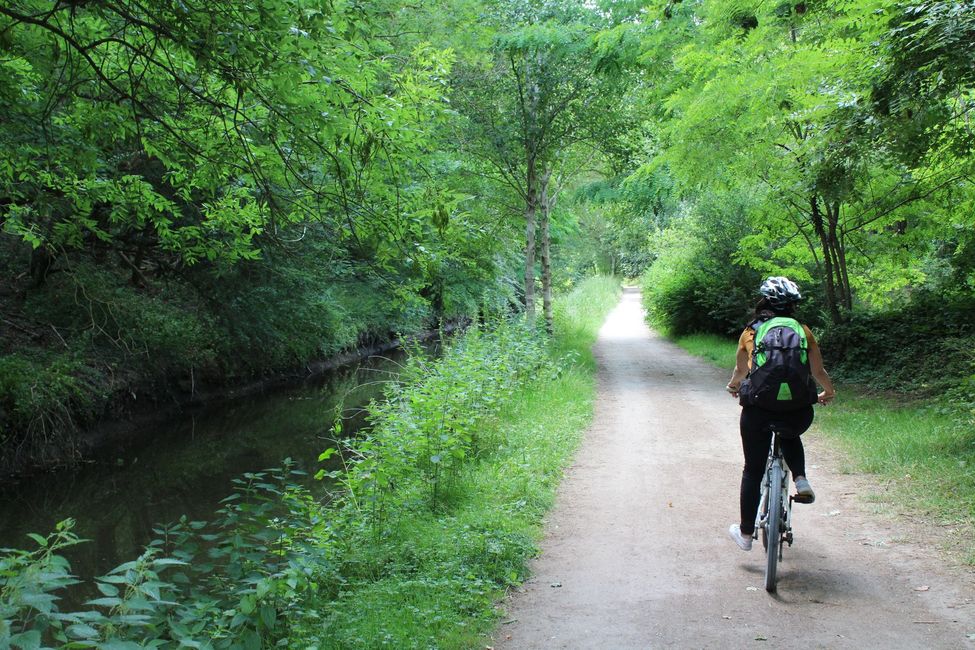 Bike ride along the Yvette river