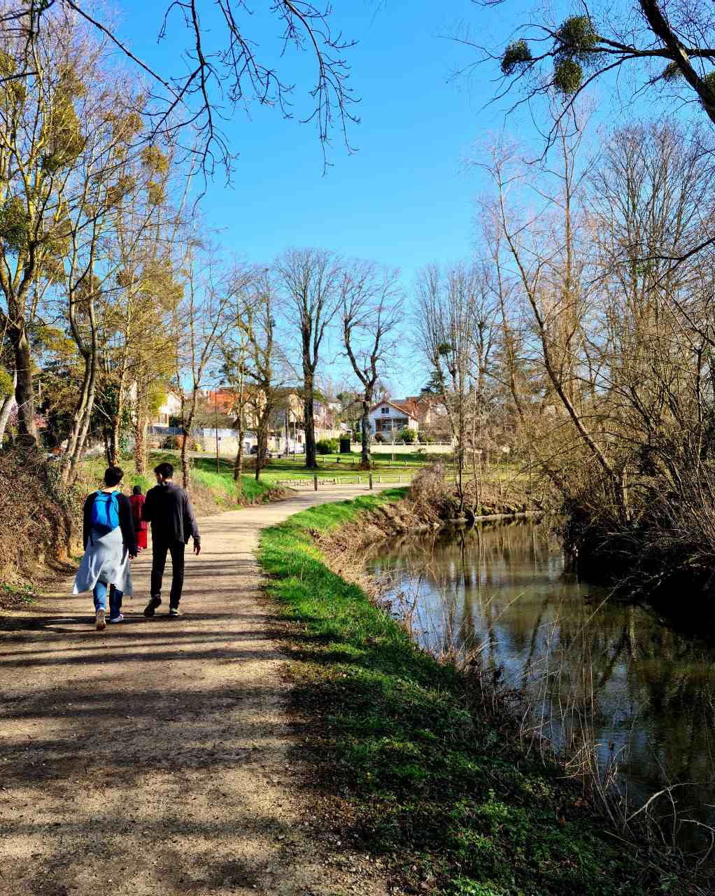 L'orge à Epinay-sur-Orge, Chemin de Saint-Jacques-de-Compostelle