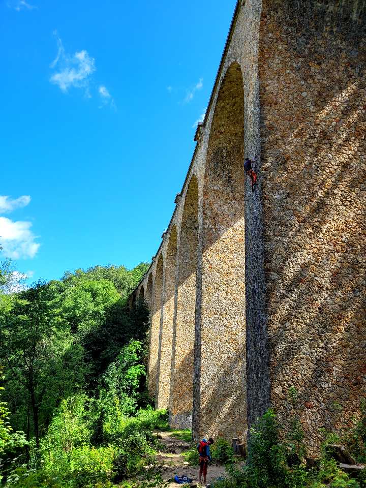Viaduc des Fauvettes, climbing, Gometz-le-Châtel