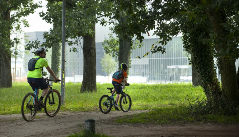 Le Tour Paris-Saclay 2018, course de VTT au départ du complexe sportif du Moulon à Gif-sur-Yvette pour enfants et adultes le 10 juin 2018