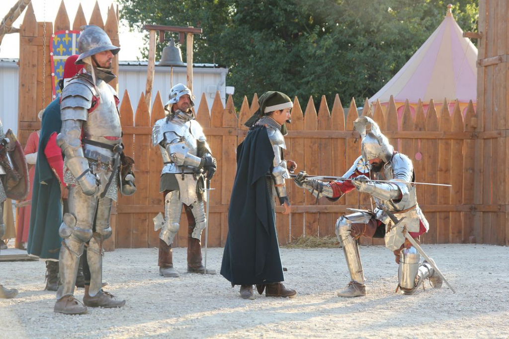 Fête médiévale de Montlhéry, joute de chevalier