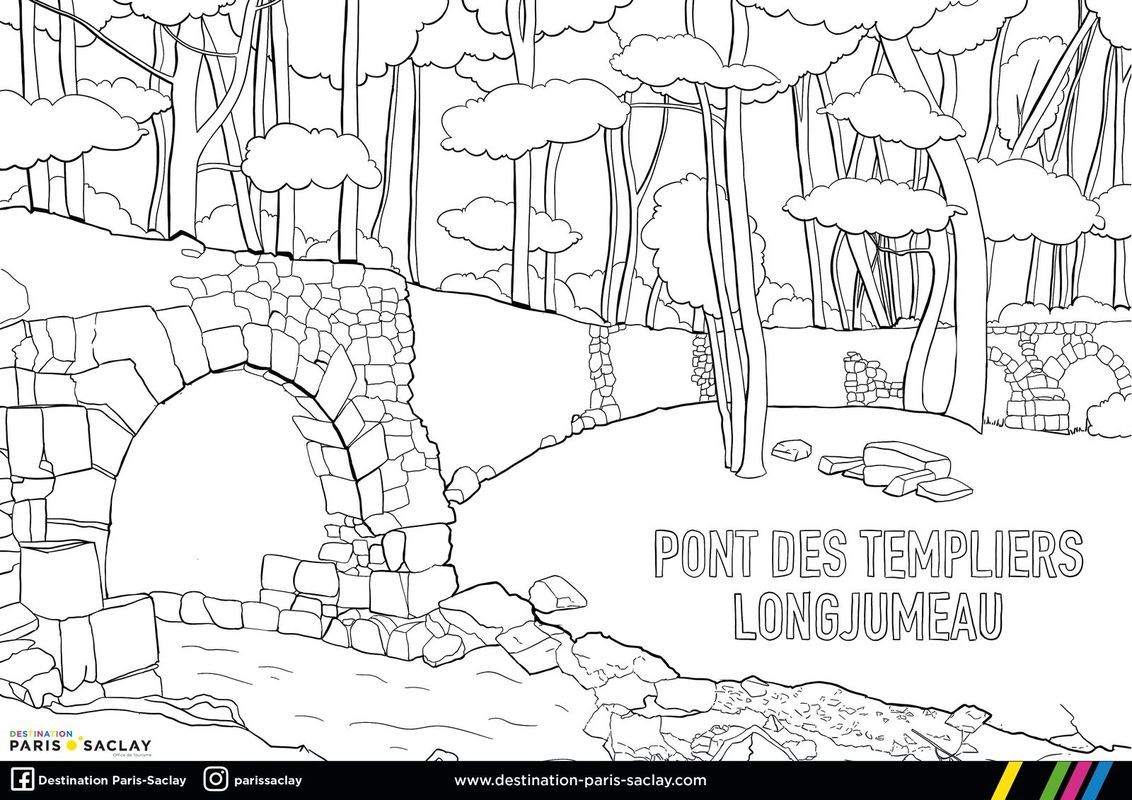 Coloring of Pont des Templiers