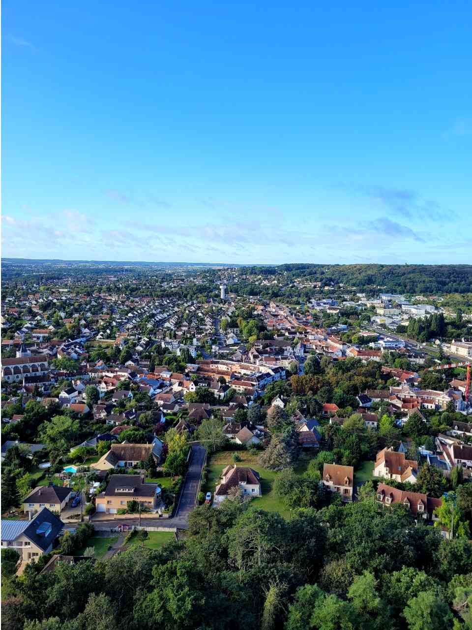 Vue depuis la Tour de Montlhéry