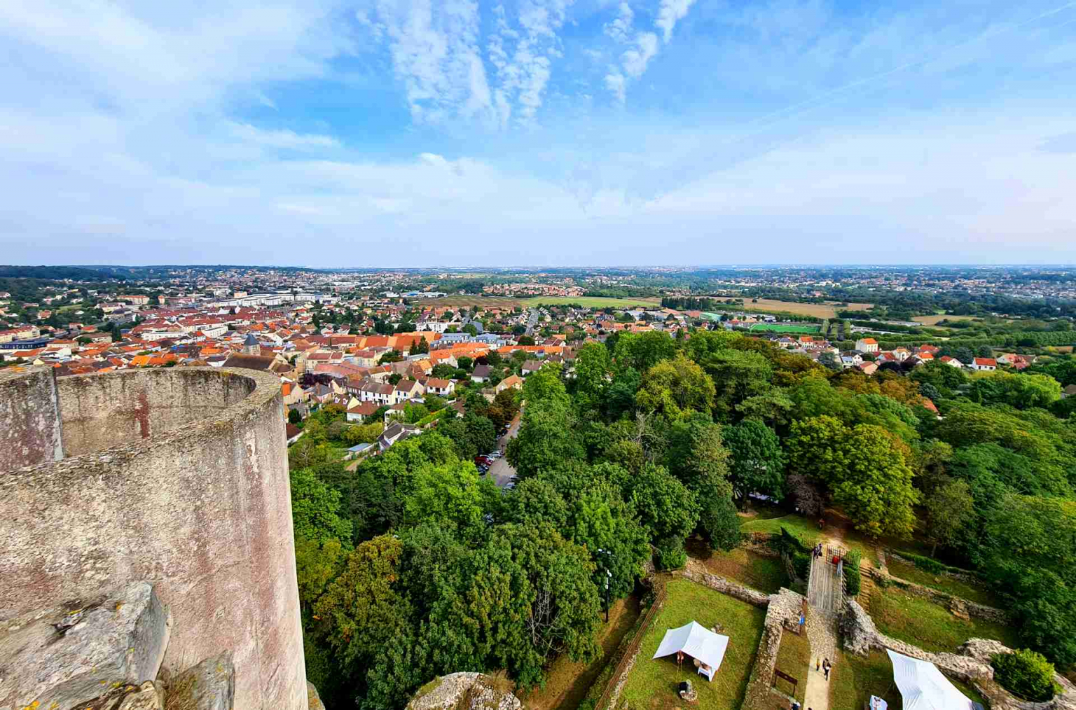 Vue depuis la Tour de Montlhéry