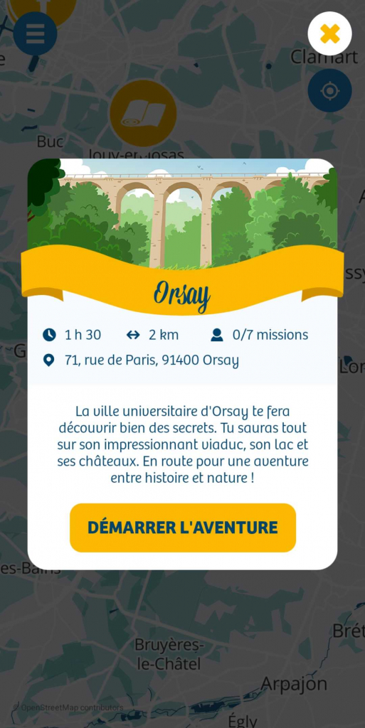 Paris Région aventures à Orsay