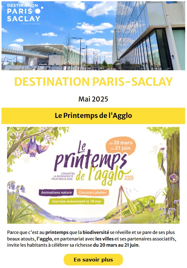 Newsletter Destination Paris-Saclay