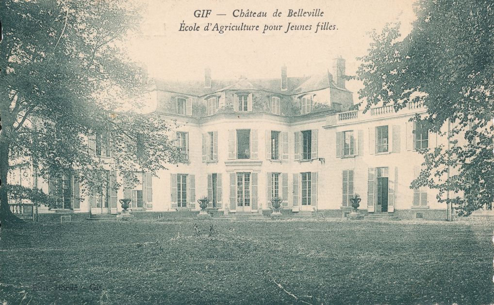 Carte postale ancienne, Château de Belleville, Gif-sur-Yvette