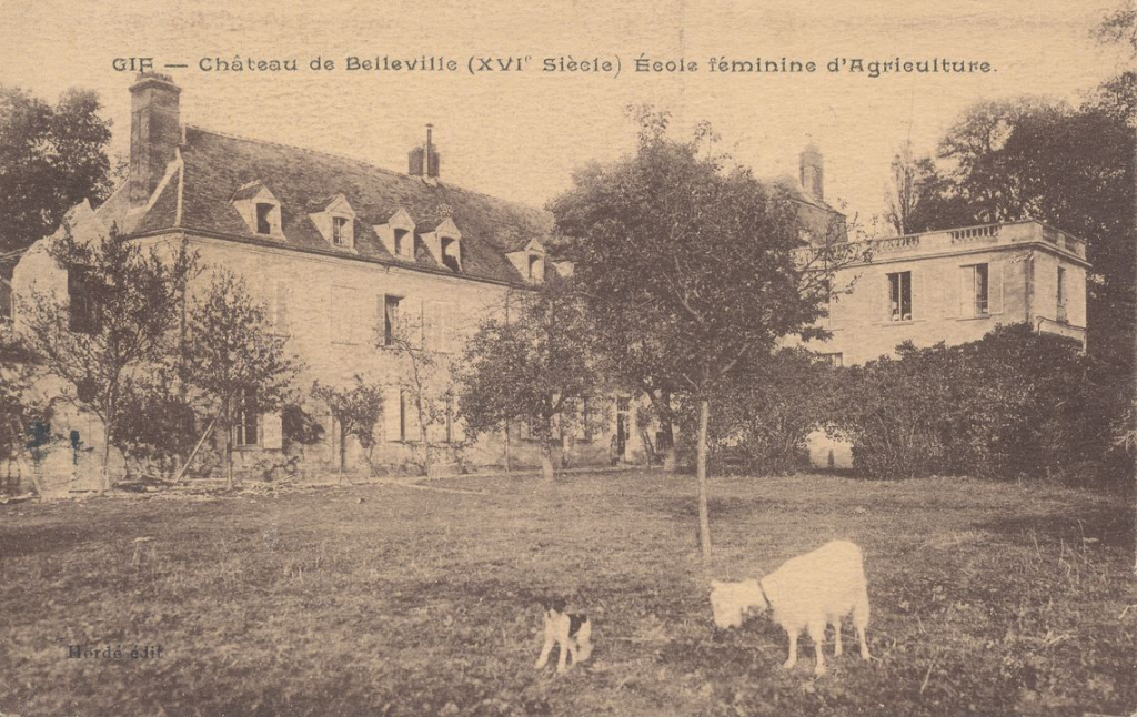 Carte postale ancienne, Château de Belleville, Gif-sur-Yvette