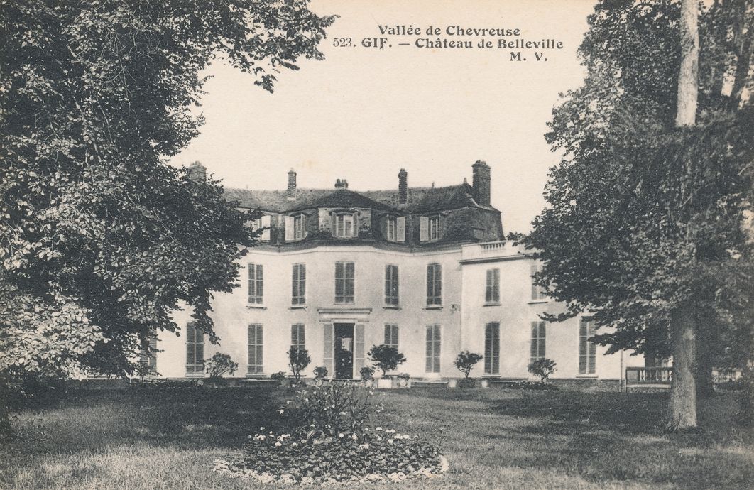 Carte postale ancienne, Château de Belleville, Gif-sur-Yvette