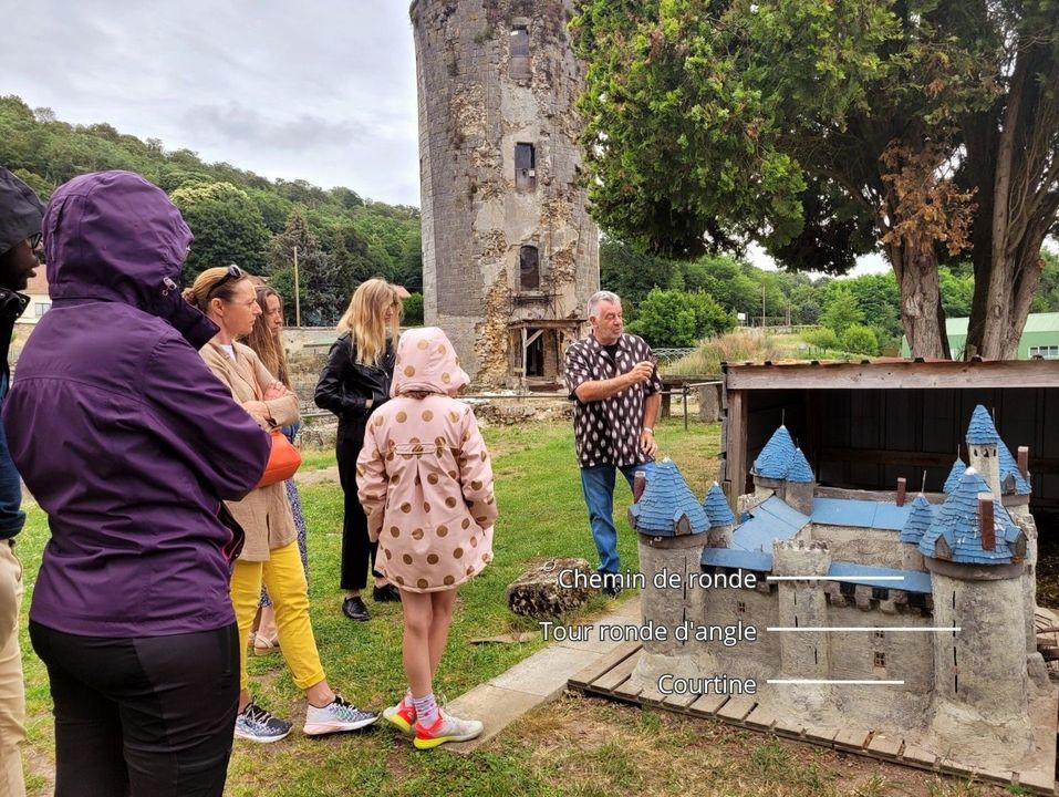 Château de Montagu, Marcoussis - schéma explicatif