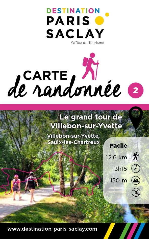 Couverture carte de randonnée - Villebon-sur-Yvette