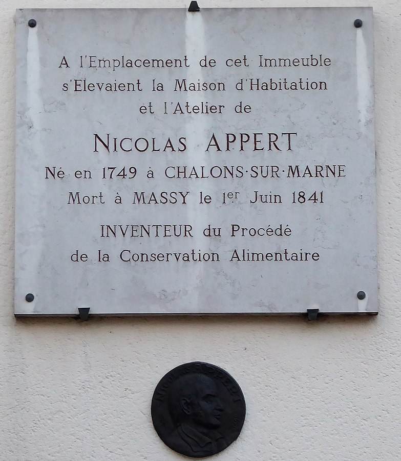 Nicolas Appert - wikimedia commons