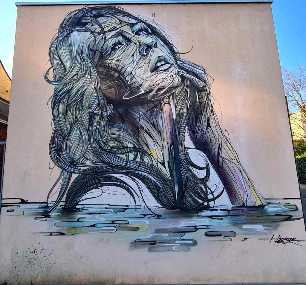 Street Art Orsay Hopare fresque