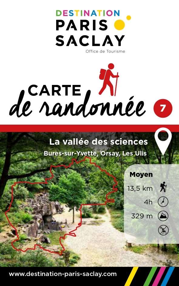 Couverture carte de randonnée : La vallée des sciences
