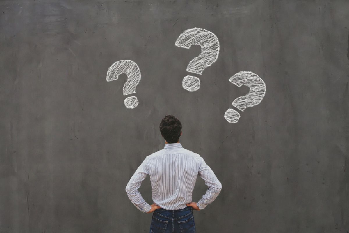 Questionnement avec point d'interrogation