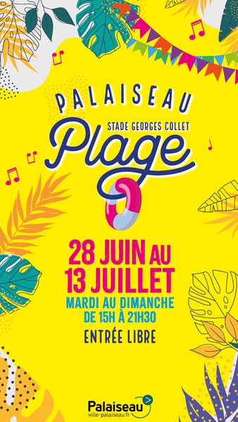 Affiche Palaiseau Plage