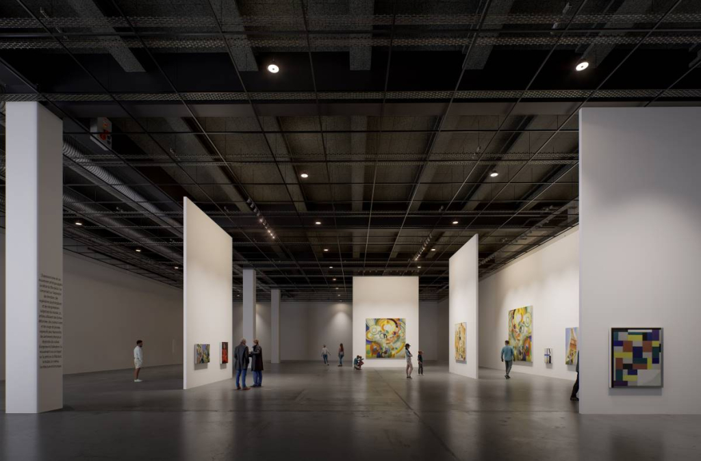 Intérieur Centre Pompidou Francilien - La fabrique de l'art