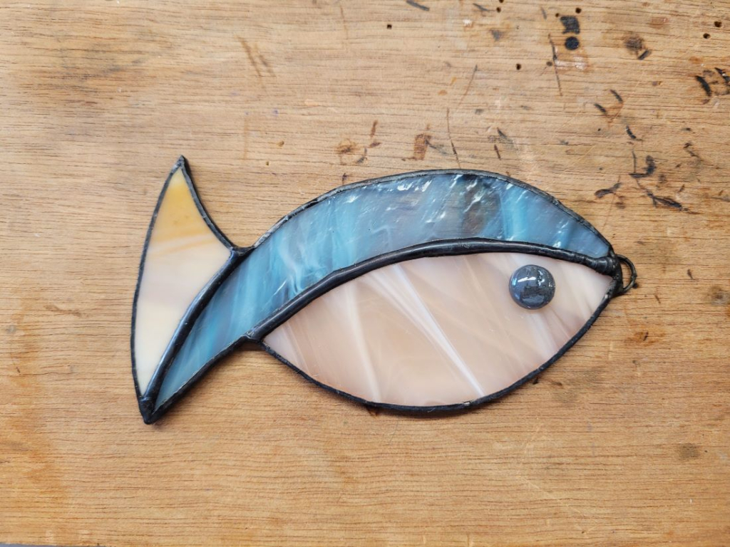 Atelier vitrail avec Arielle M