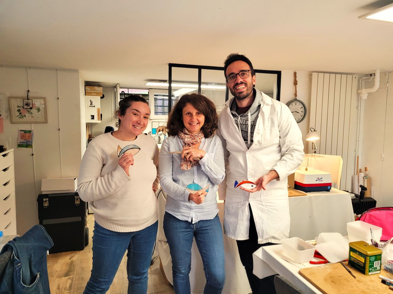 Atelier vitrail avec Arielle M