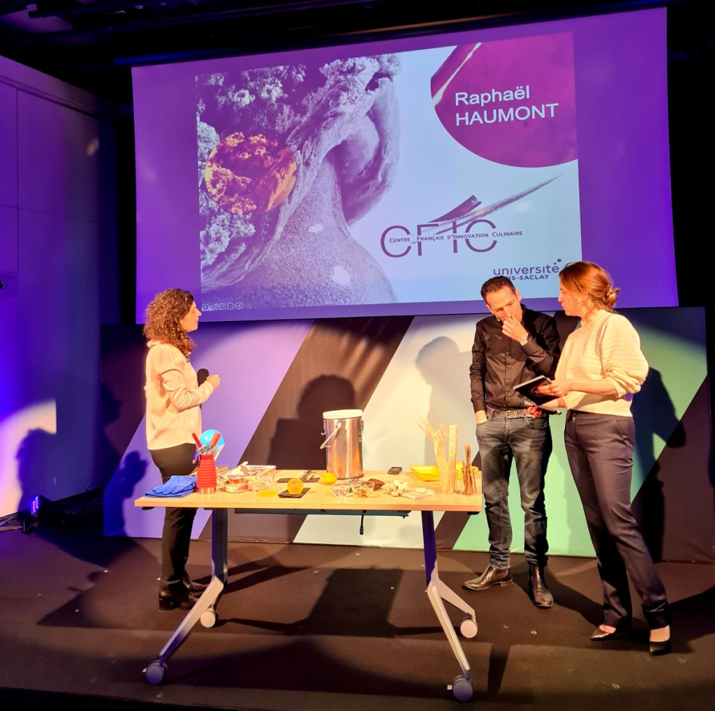 Raphaël Haumont en plein préparation au Paris-Saclay Summit